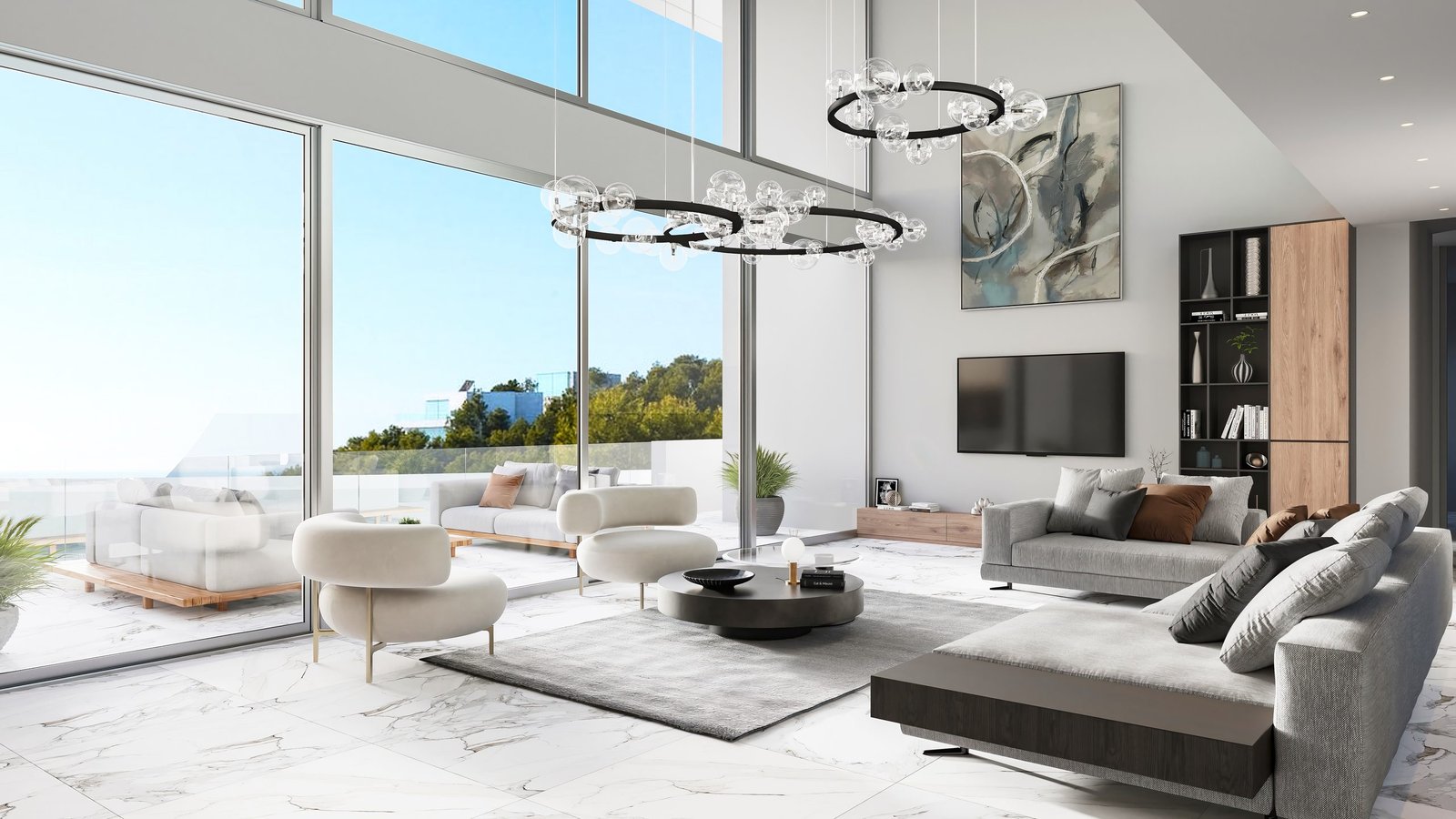 Infografía 3D de una villa de lujo en Málaga (4)