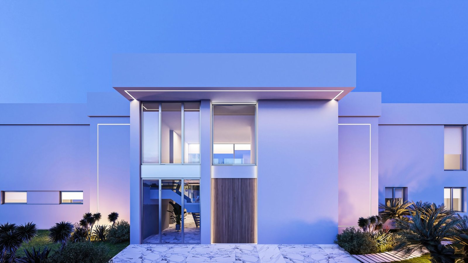 Infografía 3D de una villa de lujo en Málaga (8)