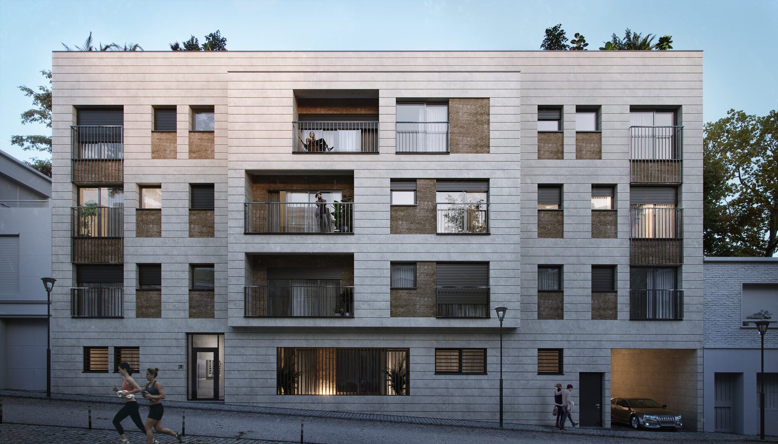 Infografía 3D de un edificio plurifamiliar de obra nueva (1)