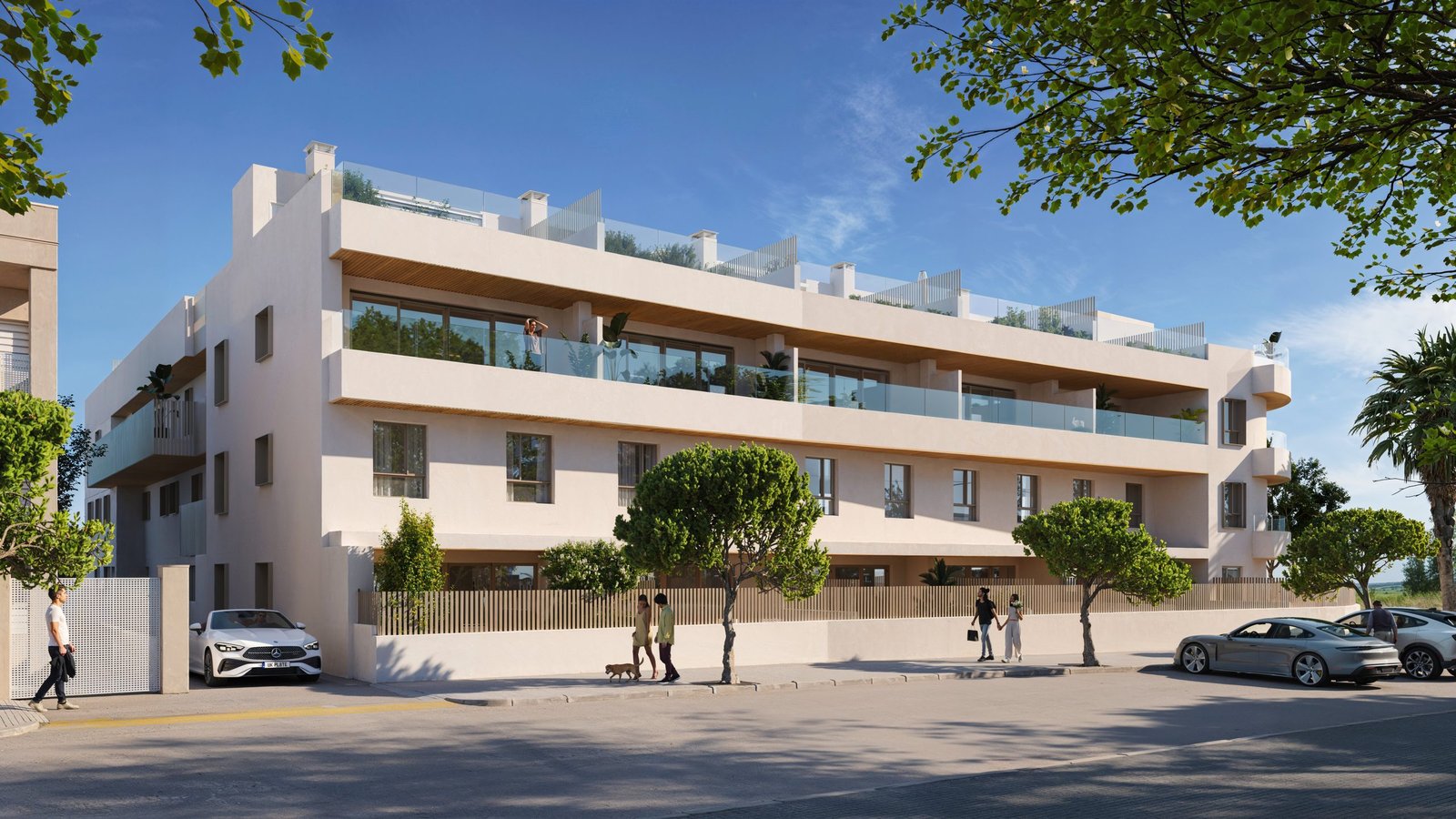 Promoción residencial frente al mar representada en 3D (5)
