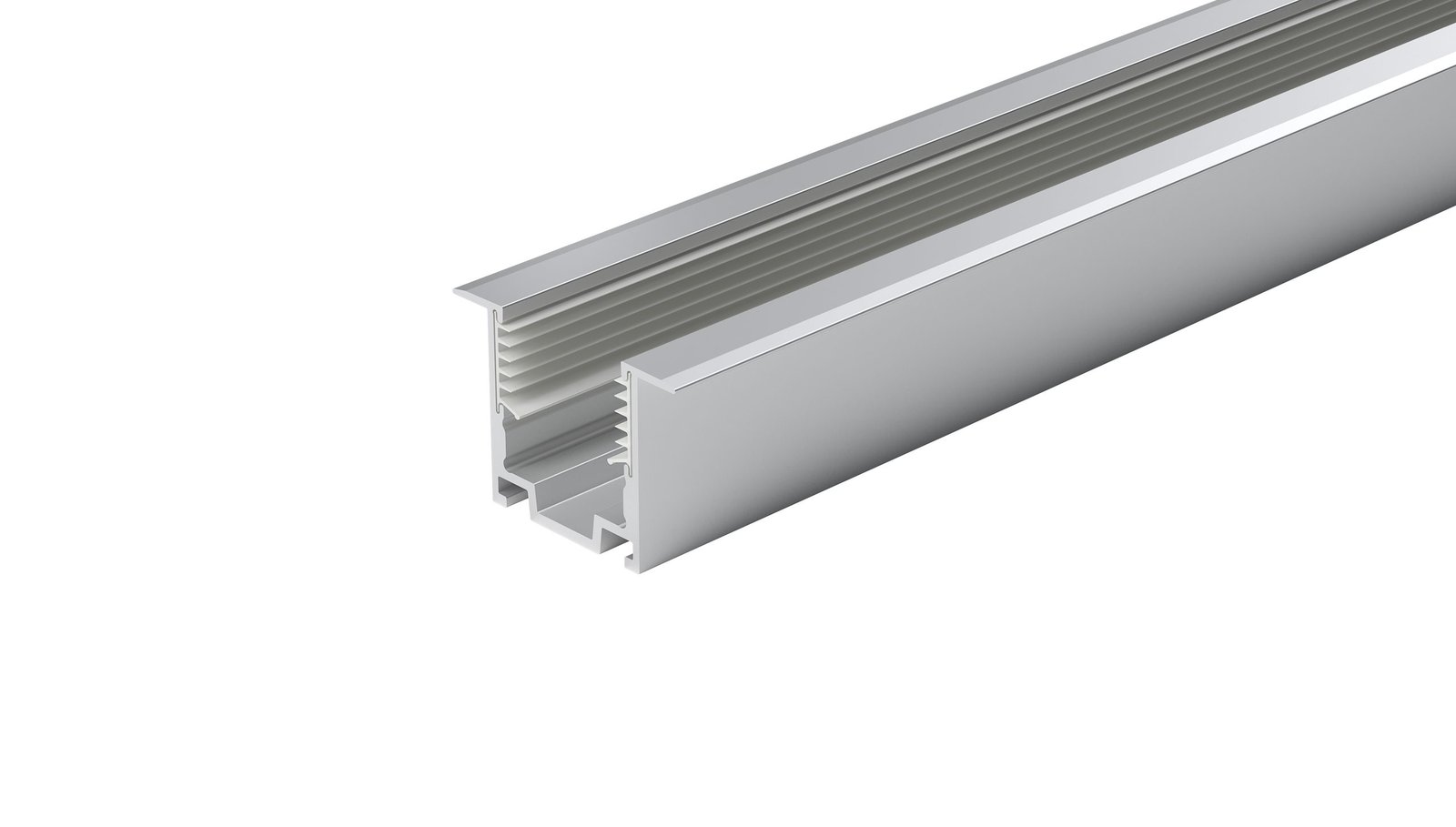 Render de producto de perfilería de iluminación sobre fondo limpio (1)