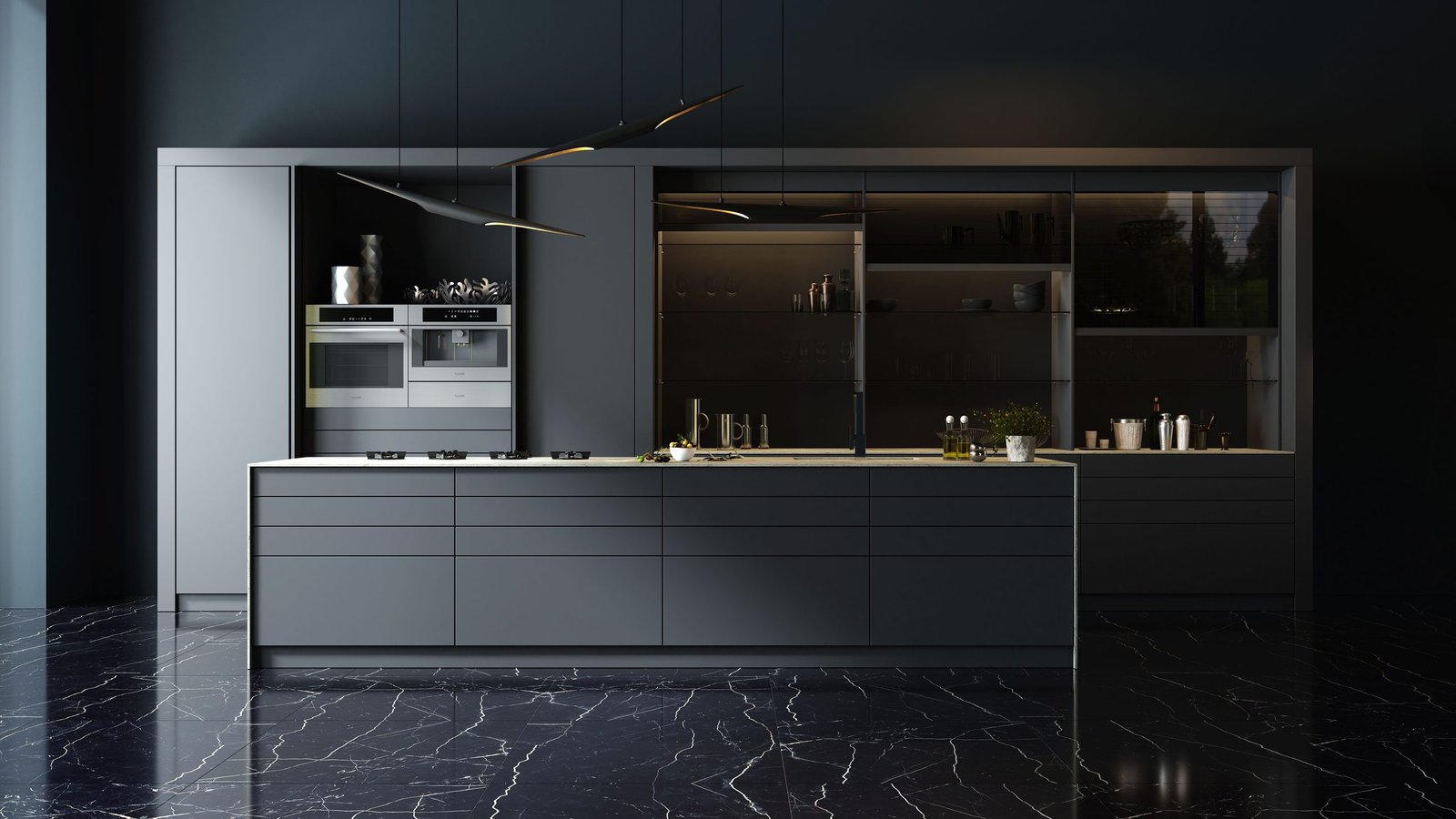 Cocina a medida representada en 3D (2)
