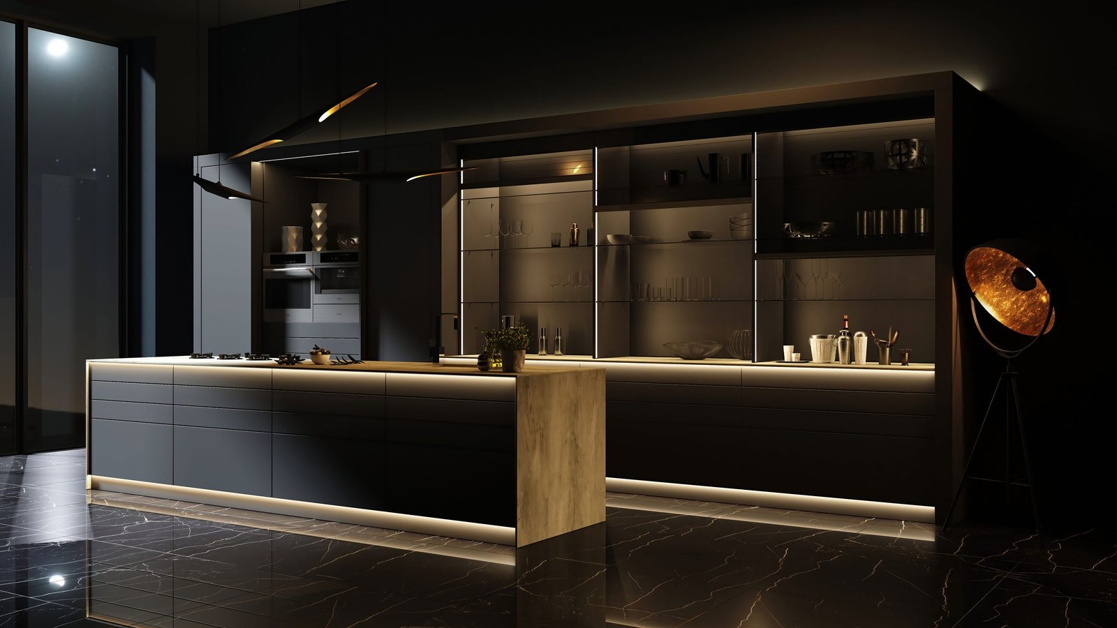 Cocina a medida representada en 3D (3)