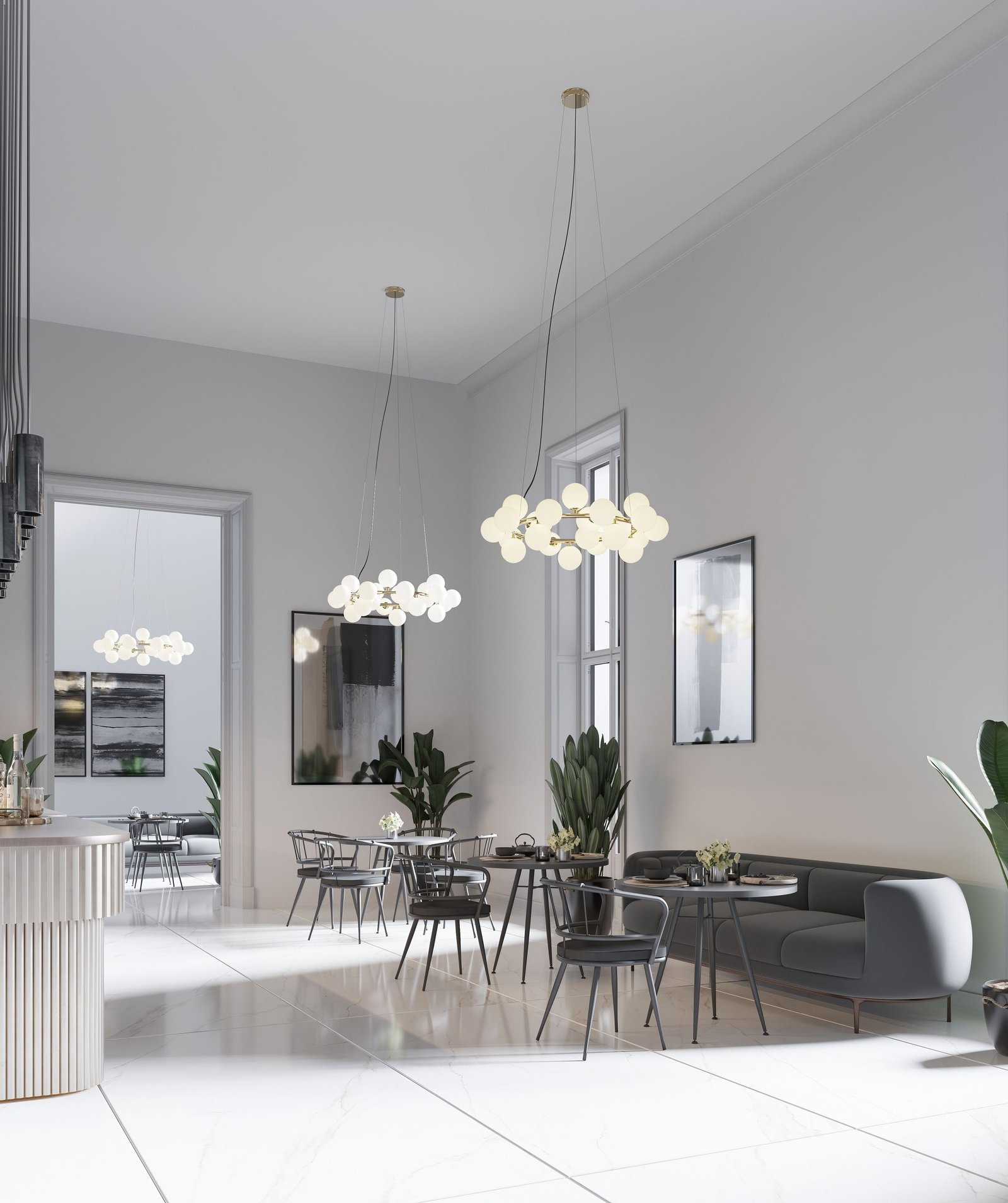 Ambiente de hostelería en 3D para catálogo de mobiliario (5)