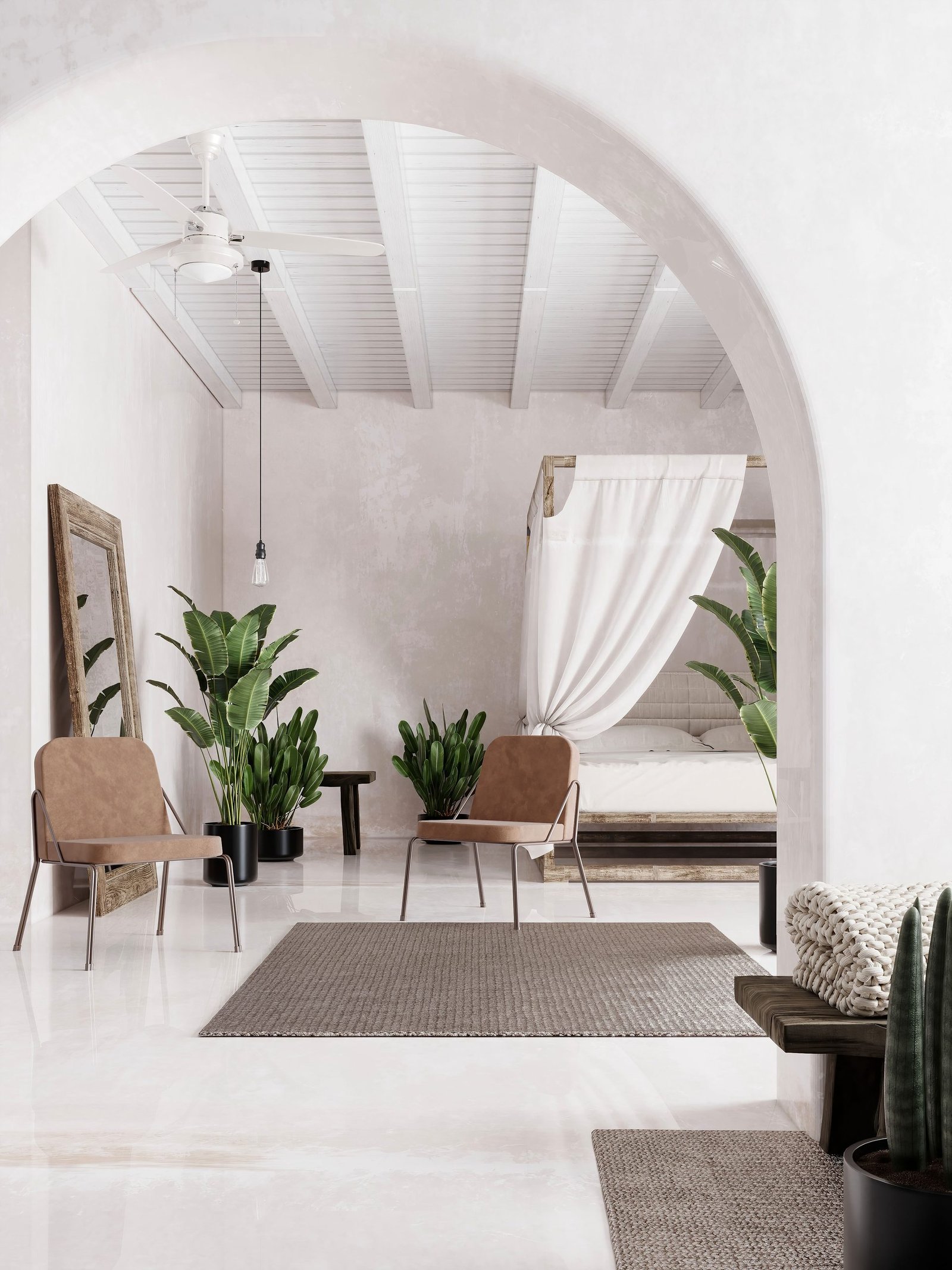 Ambiente de hostelería en 3D para catálogo de mobiliario (6)
