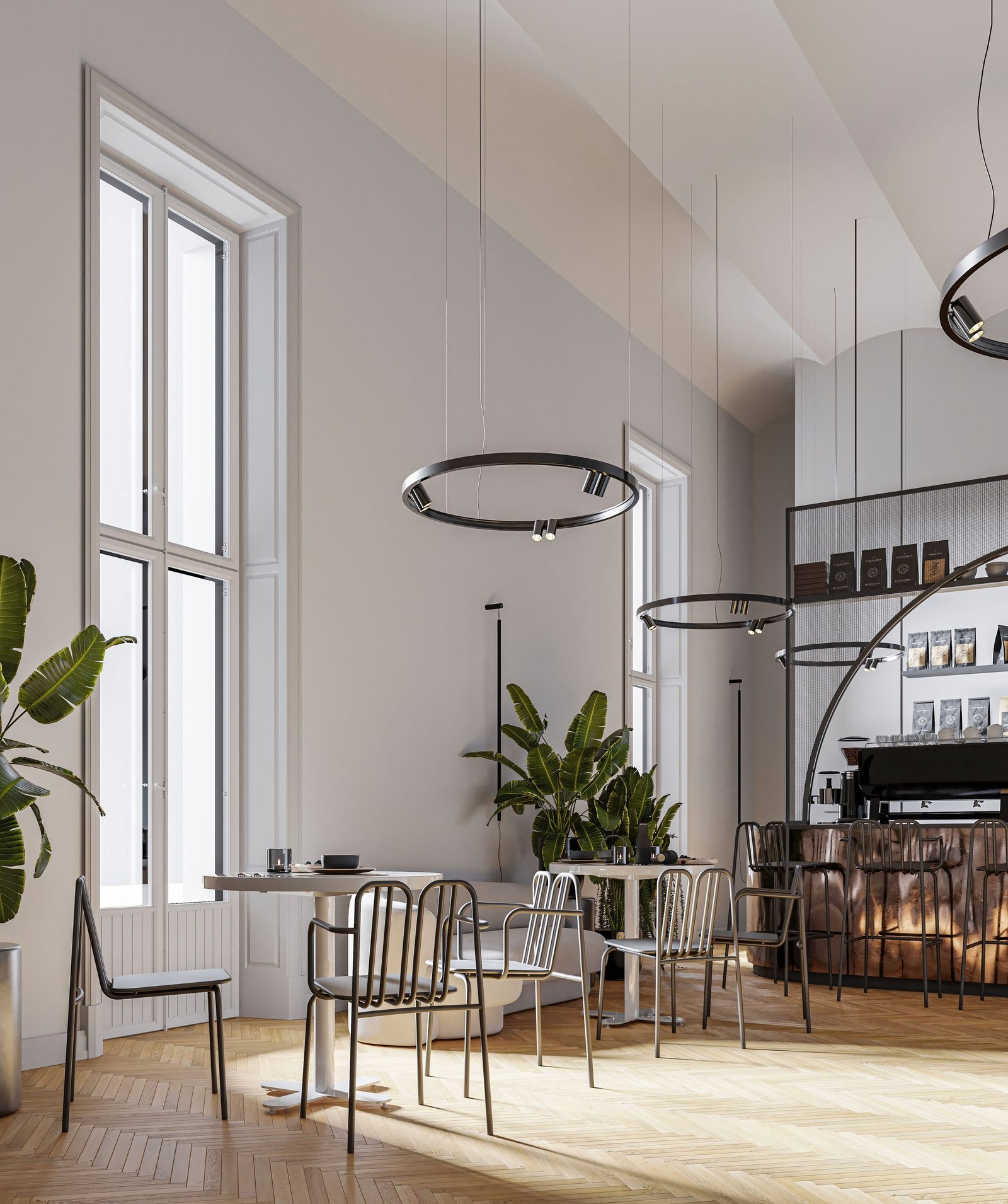 Ambiente de hostelería en 3D para catálogo de mobiliario (7)