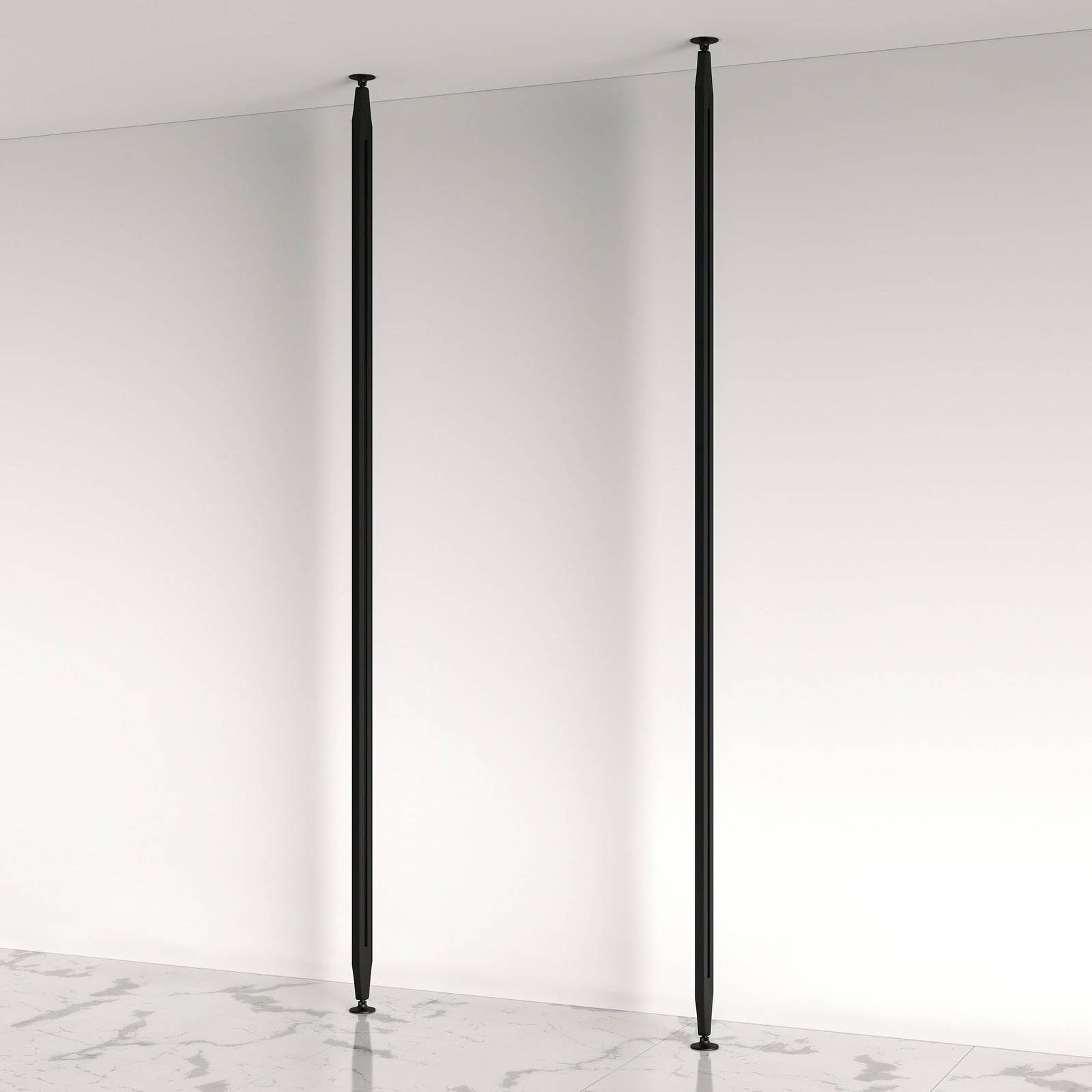 Render de producto sobre fondo blanco de un sistema modular de estantería (12)