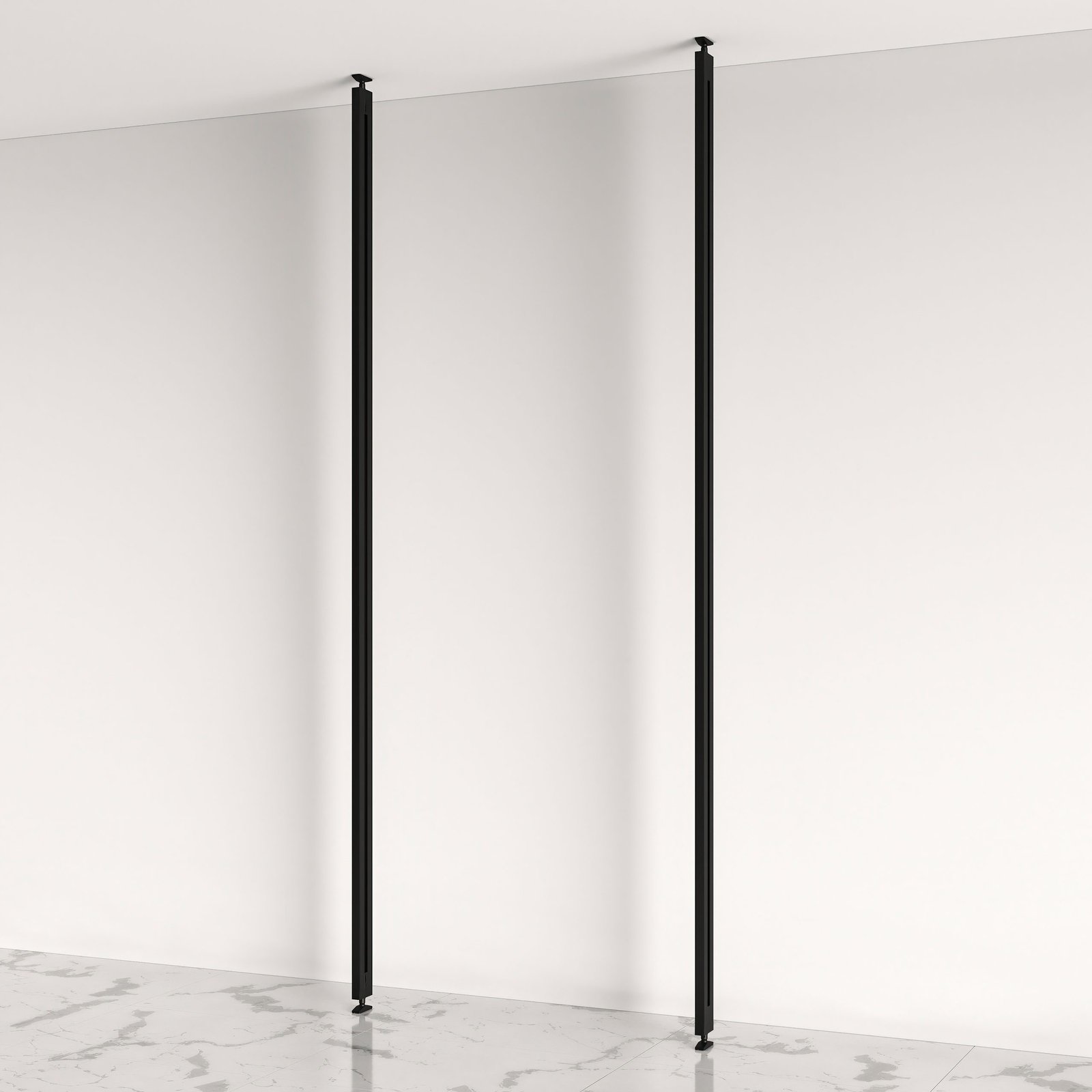 Render de producto sobre fondo blanco de un sistema modular de estantería (13)